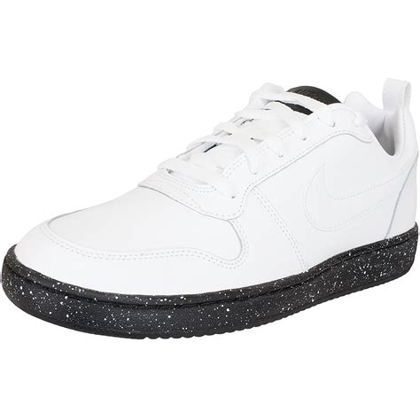 schwarzer nike herren schuh weisse sonle|schwarze sneaker herren.